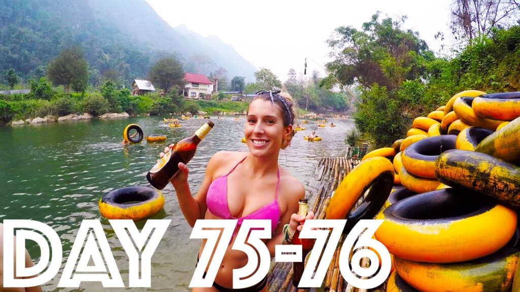 Tubing in Laos! | Day 75-76